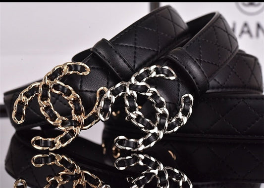 Chanel inspired Belts