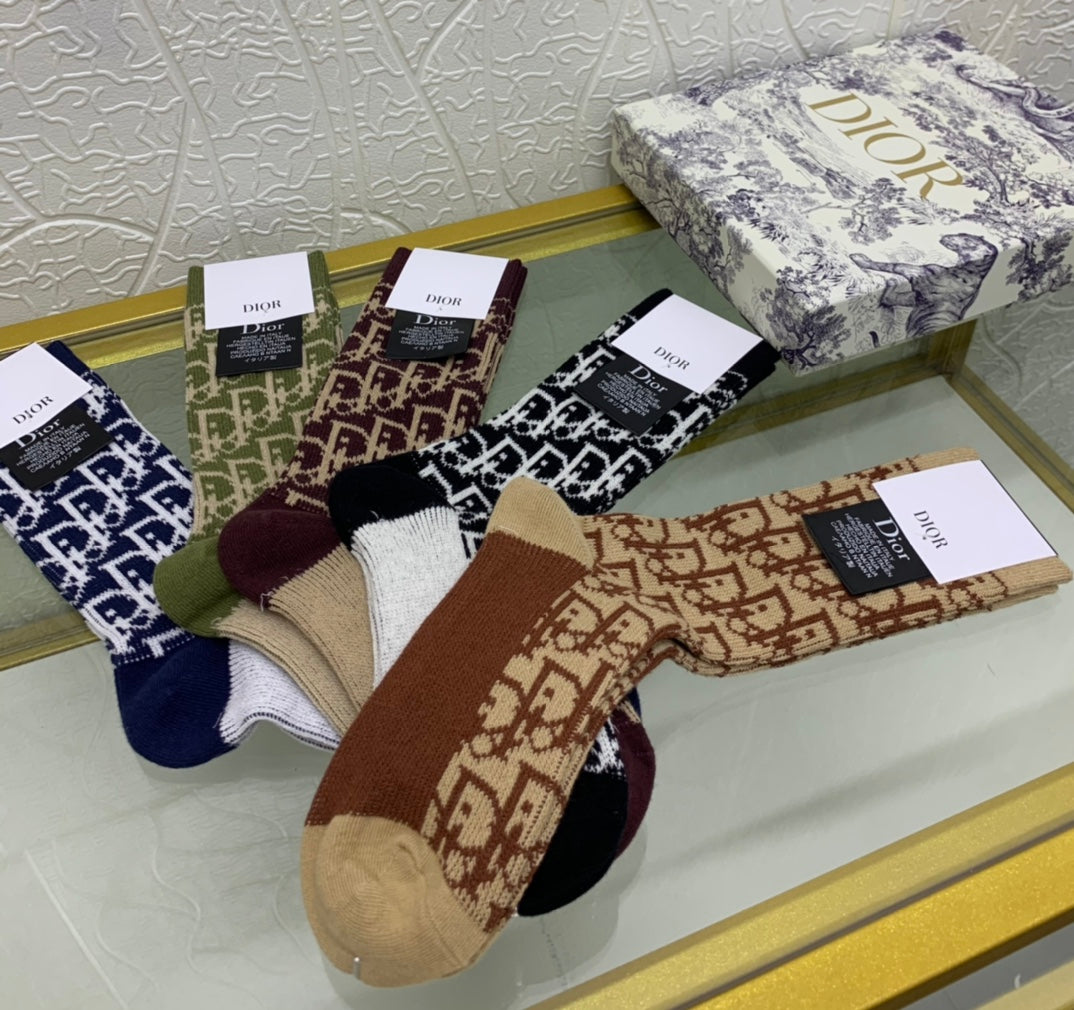 Christian Dior inspired Socks