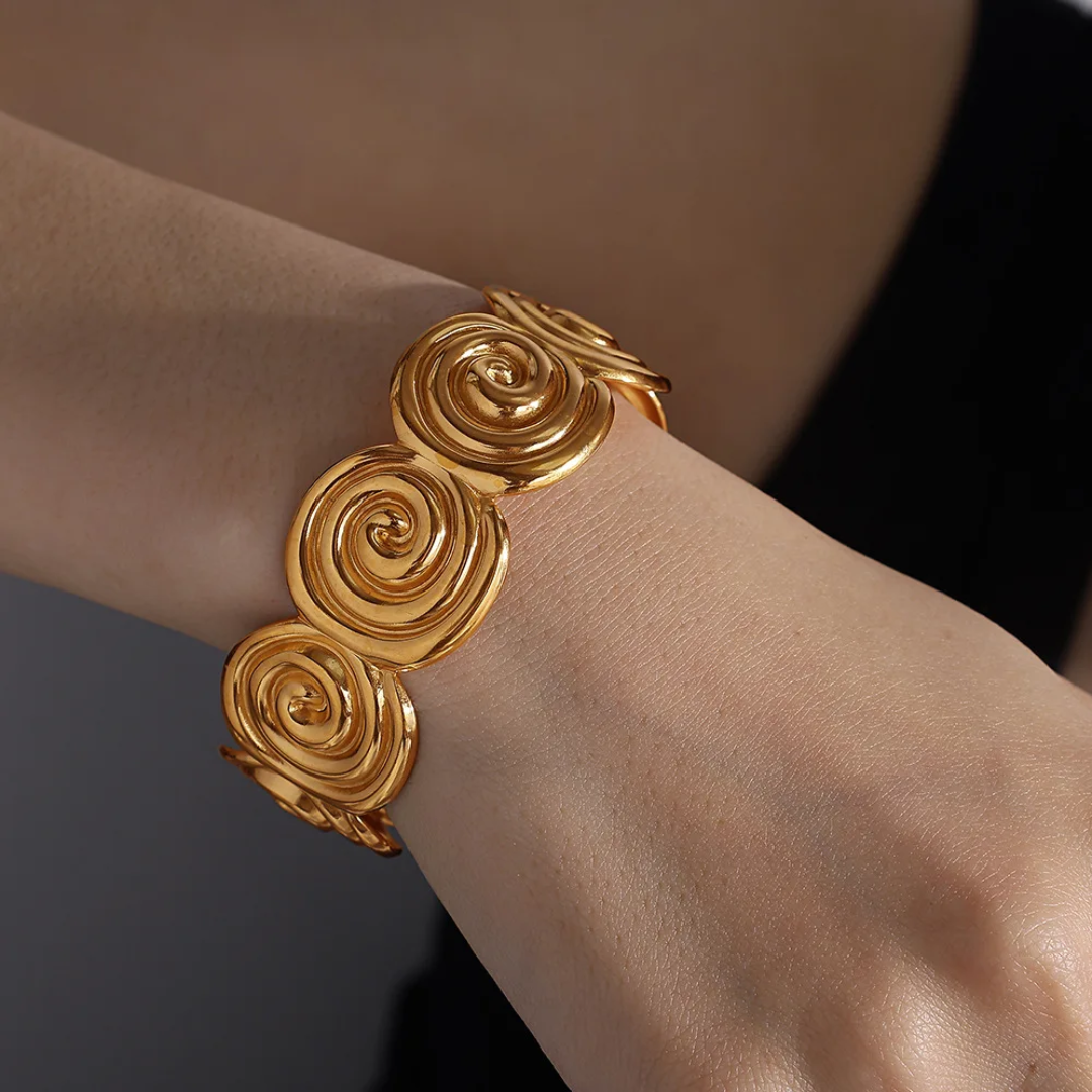 Spiral Cuff Bracelet