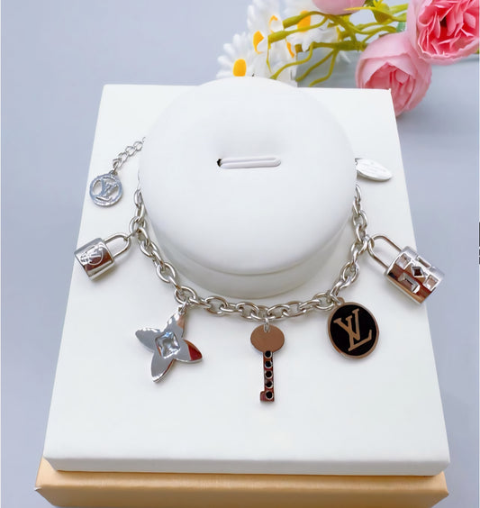 LV Lock Charm Bracelet