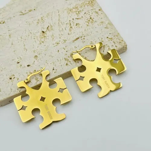 Tory Burch inspired Hoop Earrings