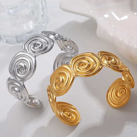 Spiral Cuff Bracelet
