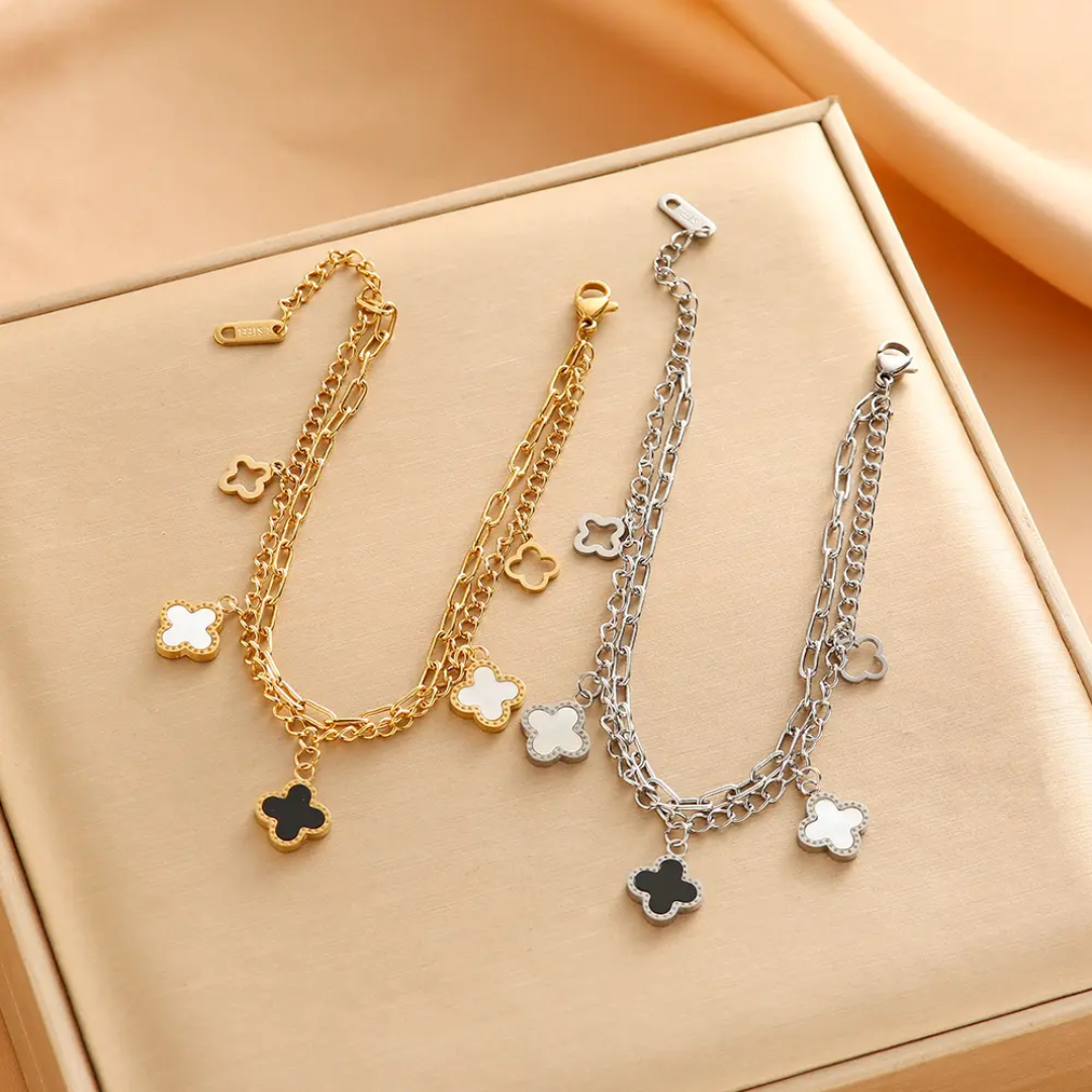 Van Cleef inspired Clover Bracelet