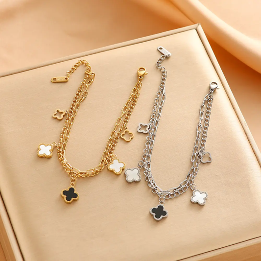 Van Cleef inspired Clover Bracelet