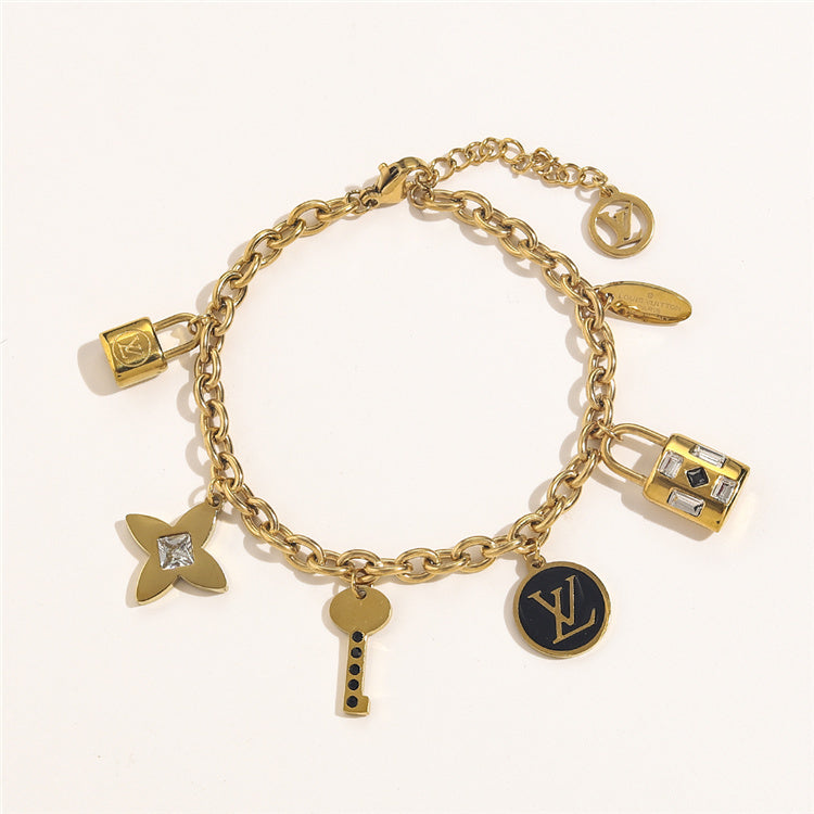 LV Lock Charm Bracelet