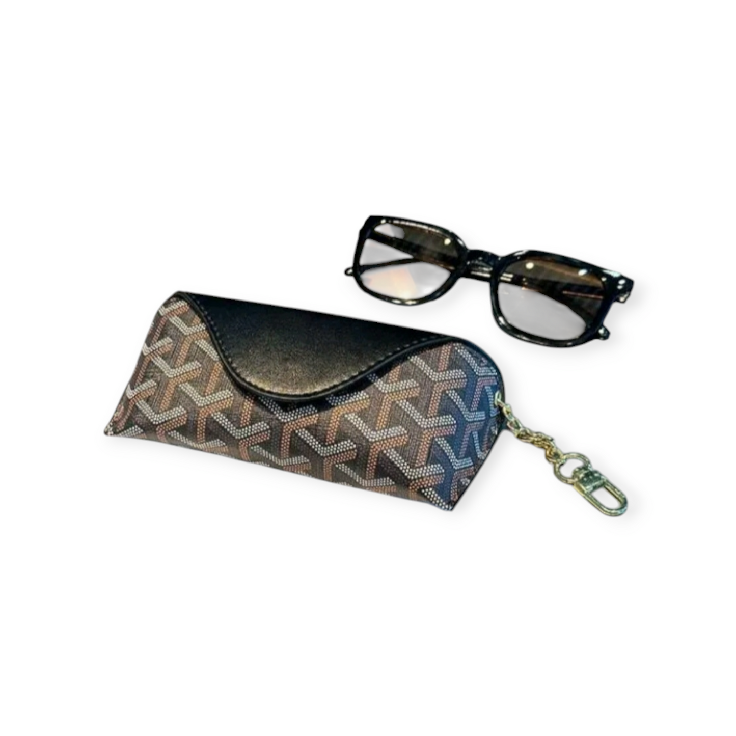 Goyard Inspired eyewear case and holder 7*4"