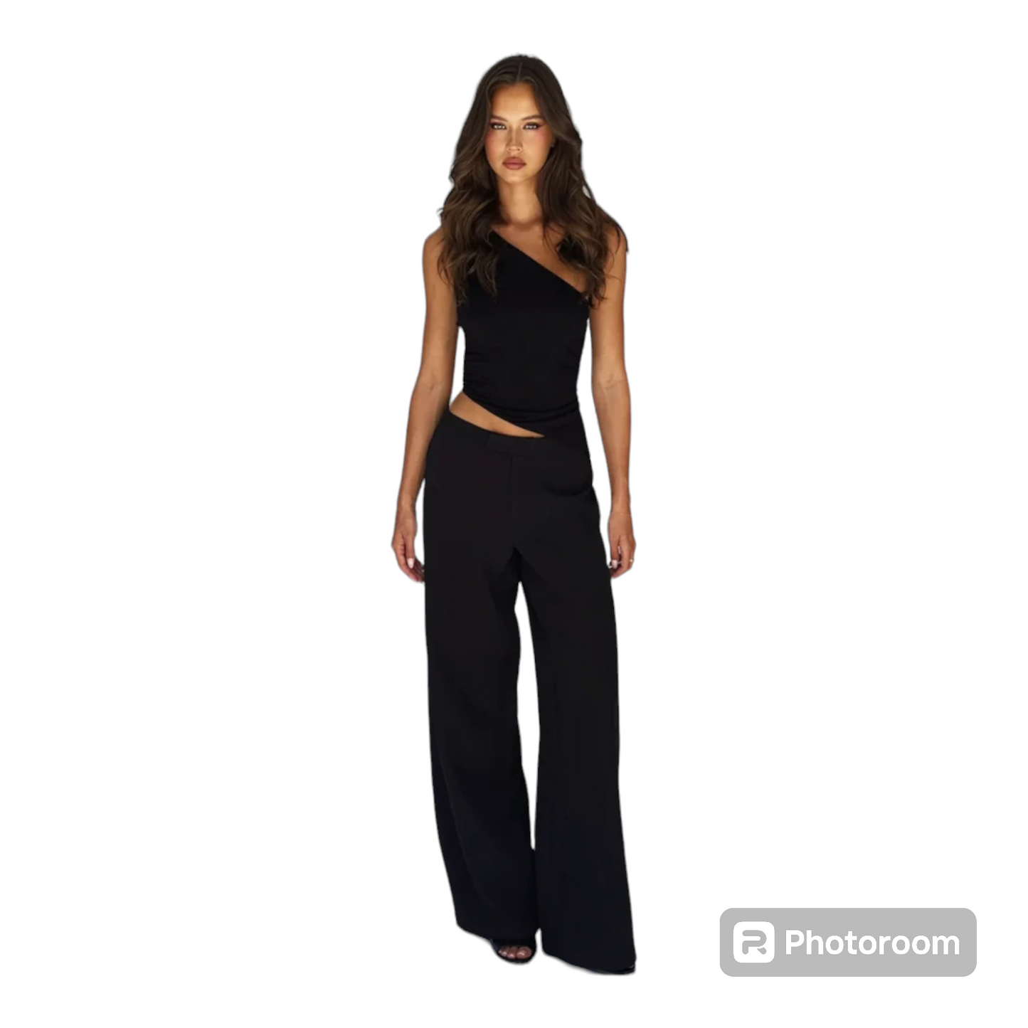 One shoulder back strap design top