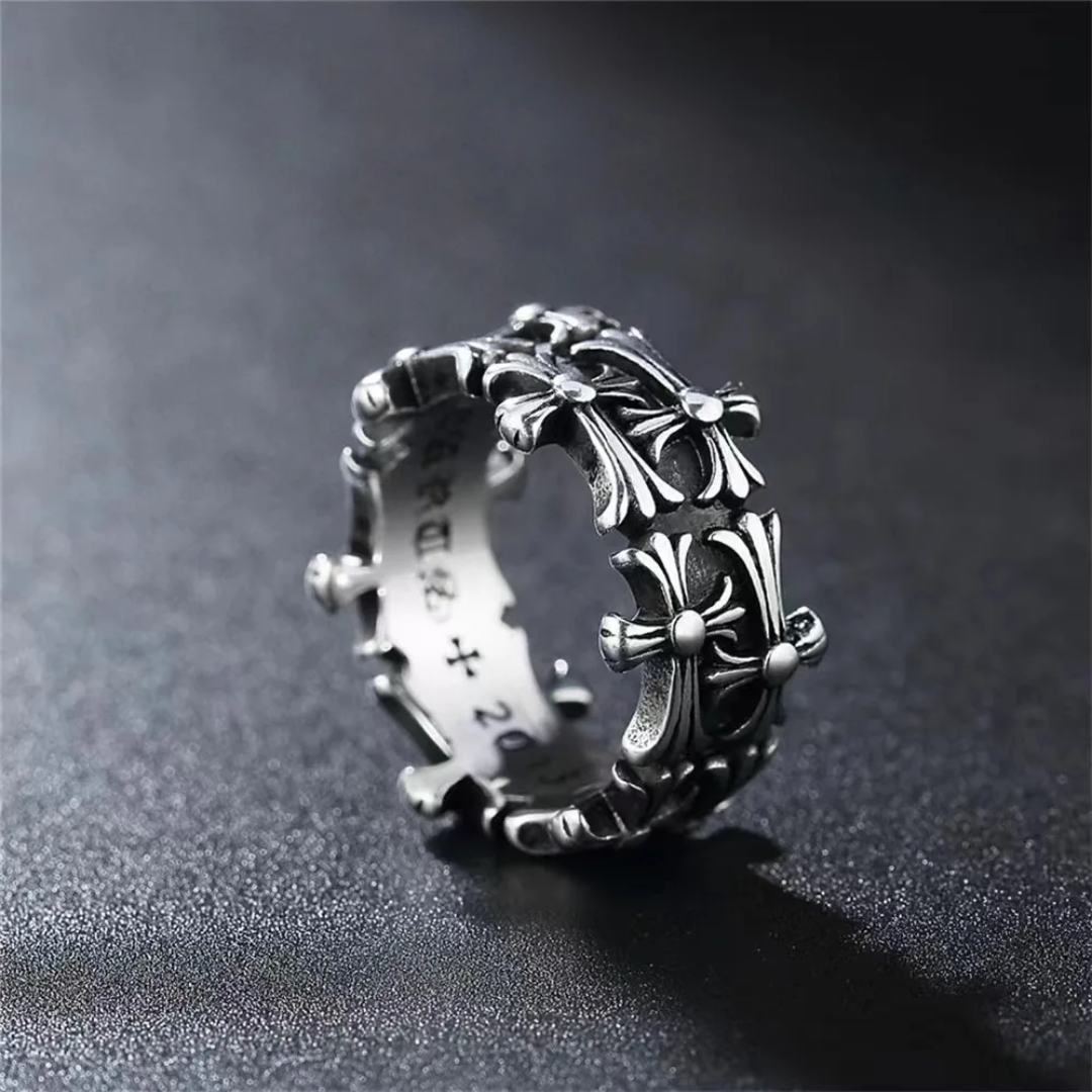 Chrome Heart inspired Ring