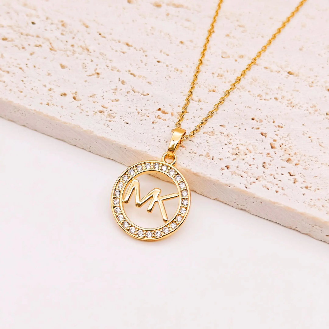 MK Designer Inspired Stainless Steel Necklace