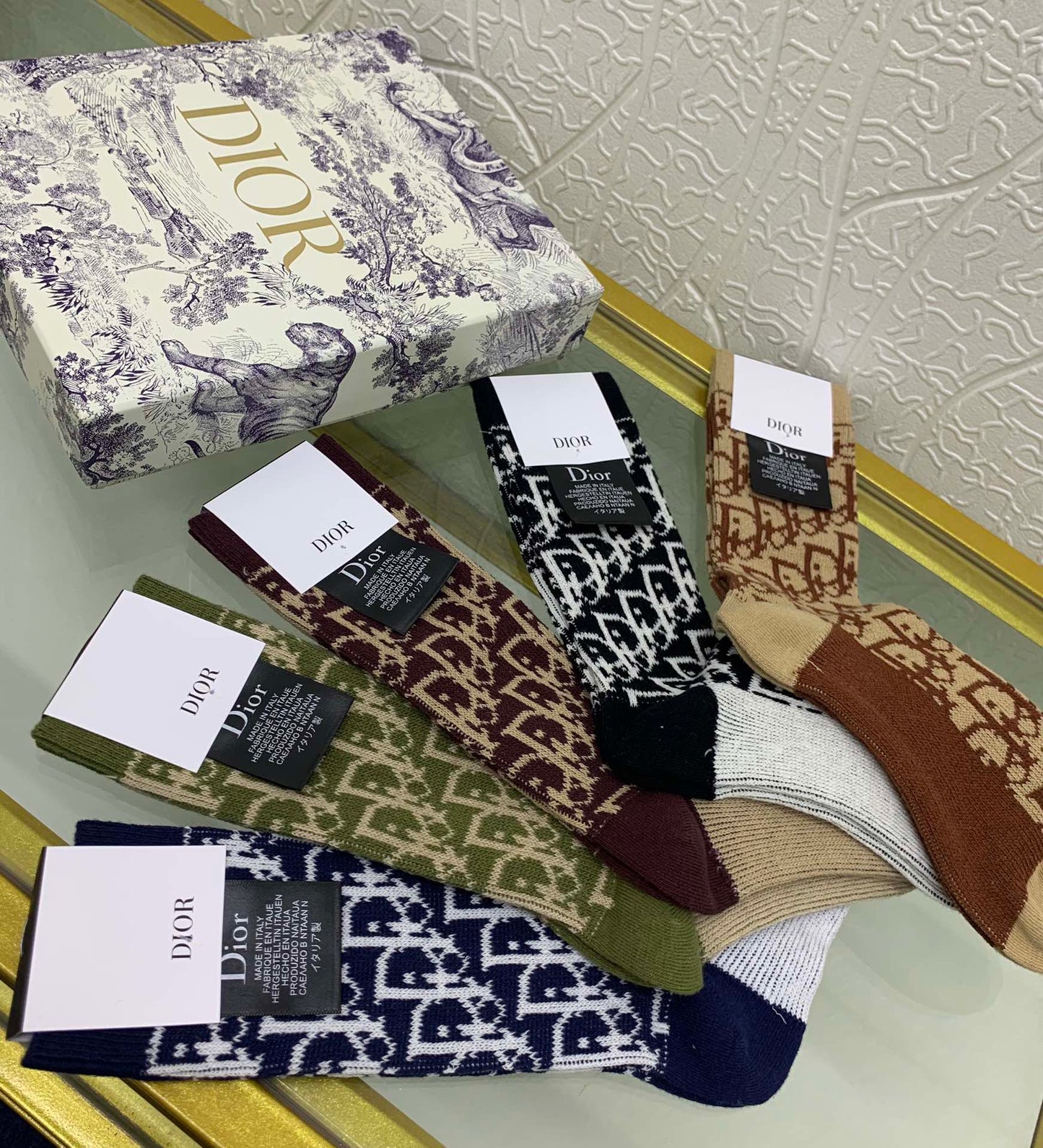 Christian Dior inspired Socks