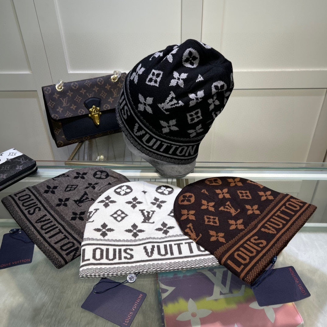 LV inspired Bennie Hats