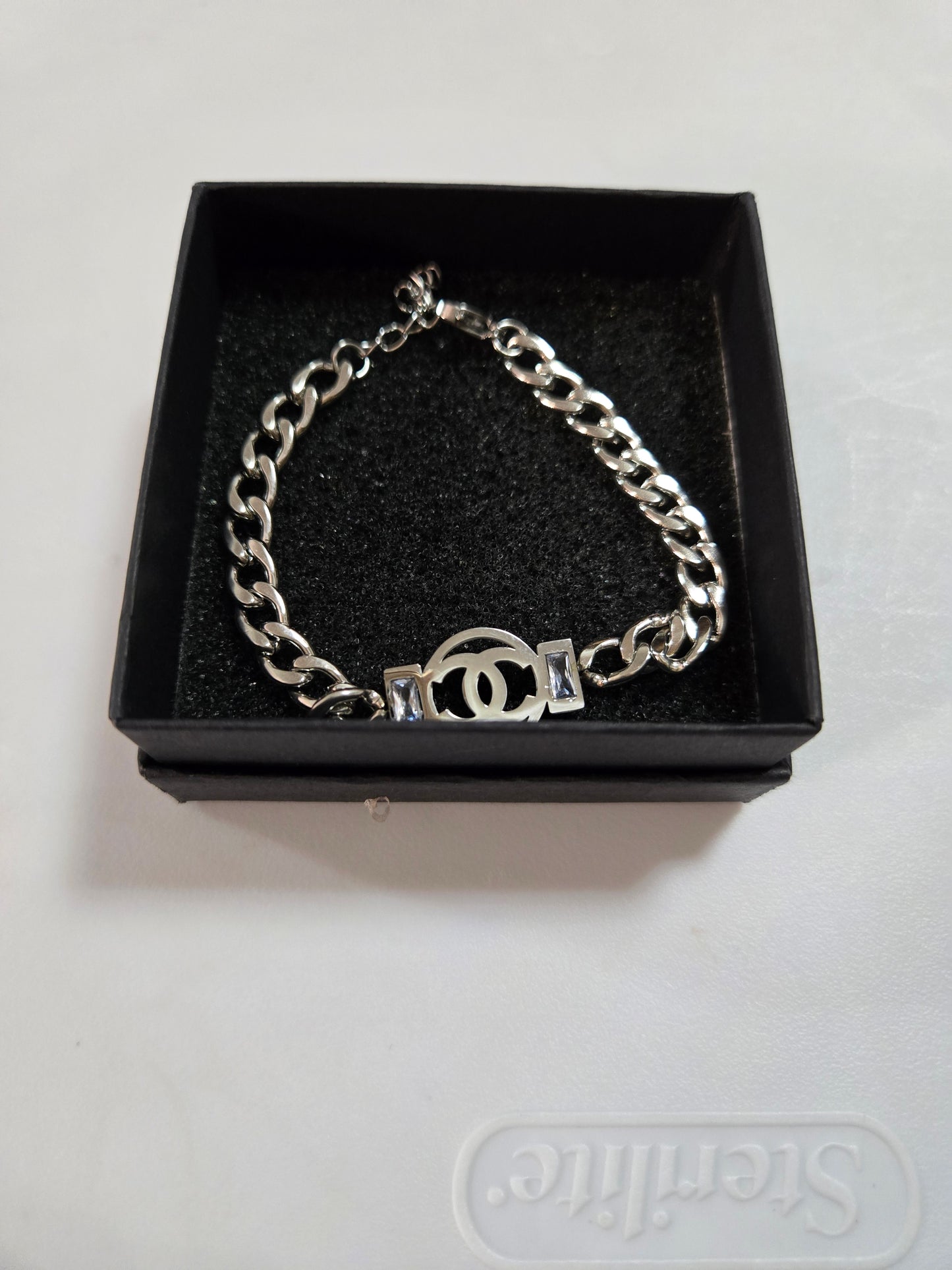 Chanel inspired cuban link chain