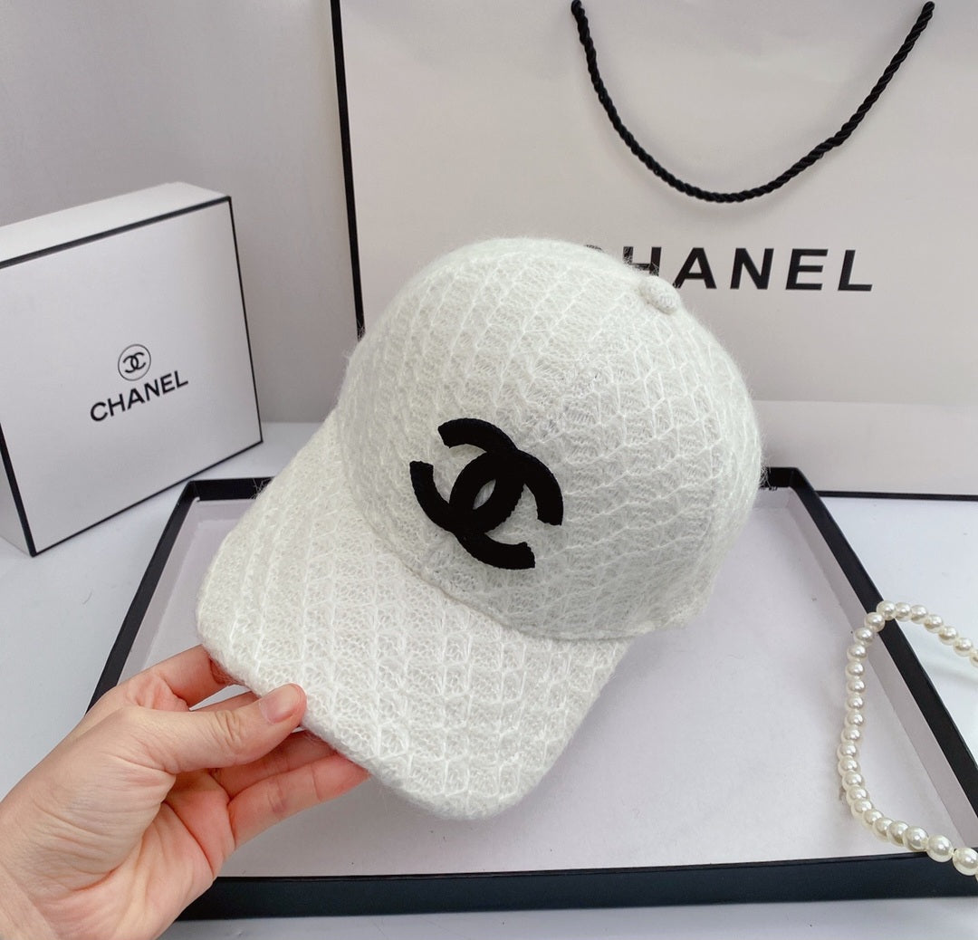 Chanel inspired baseball cap