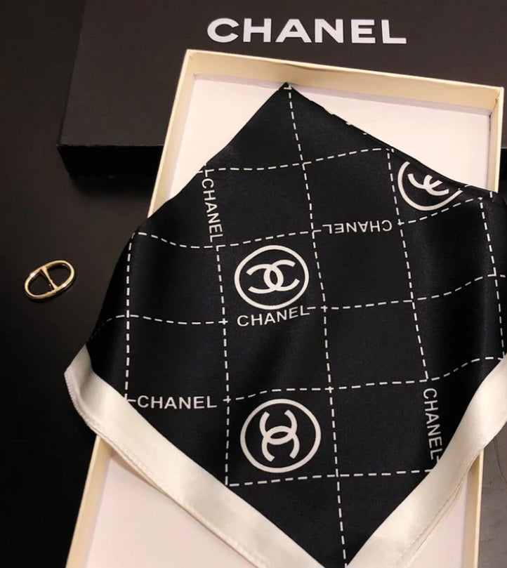Chanel inspired Square Scarf