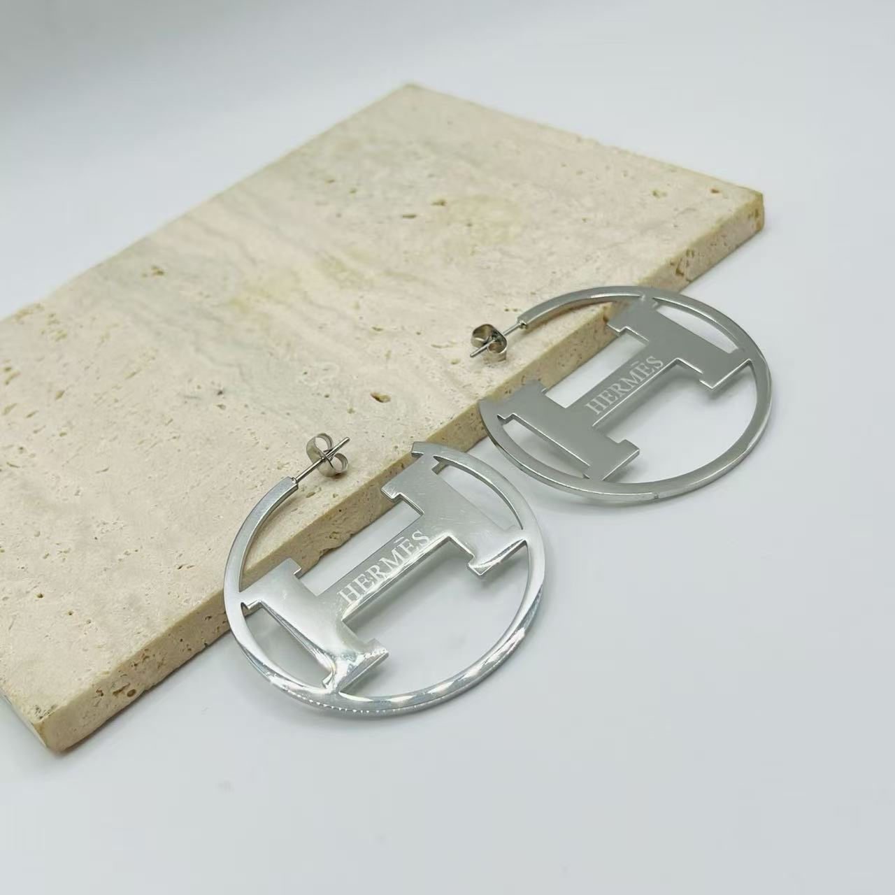 Hermès inspired Hoop Earrings