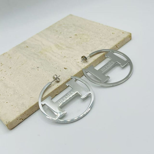 Hermès inspired Hoop Earrings