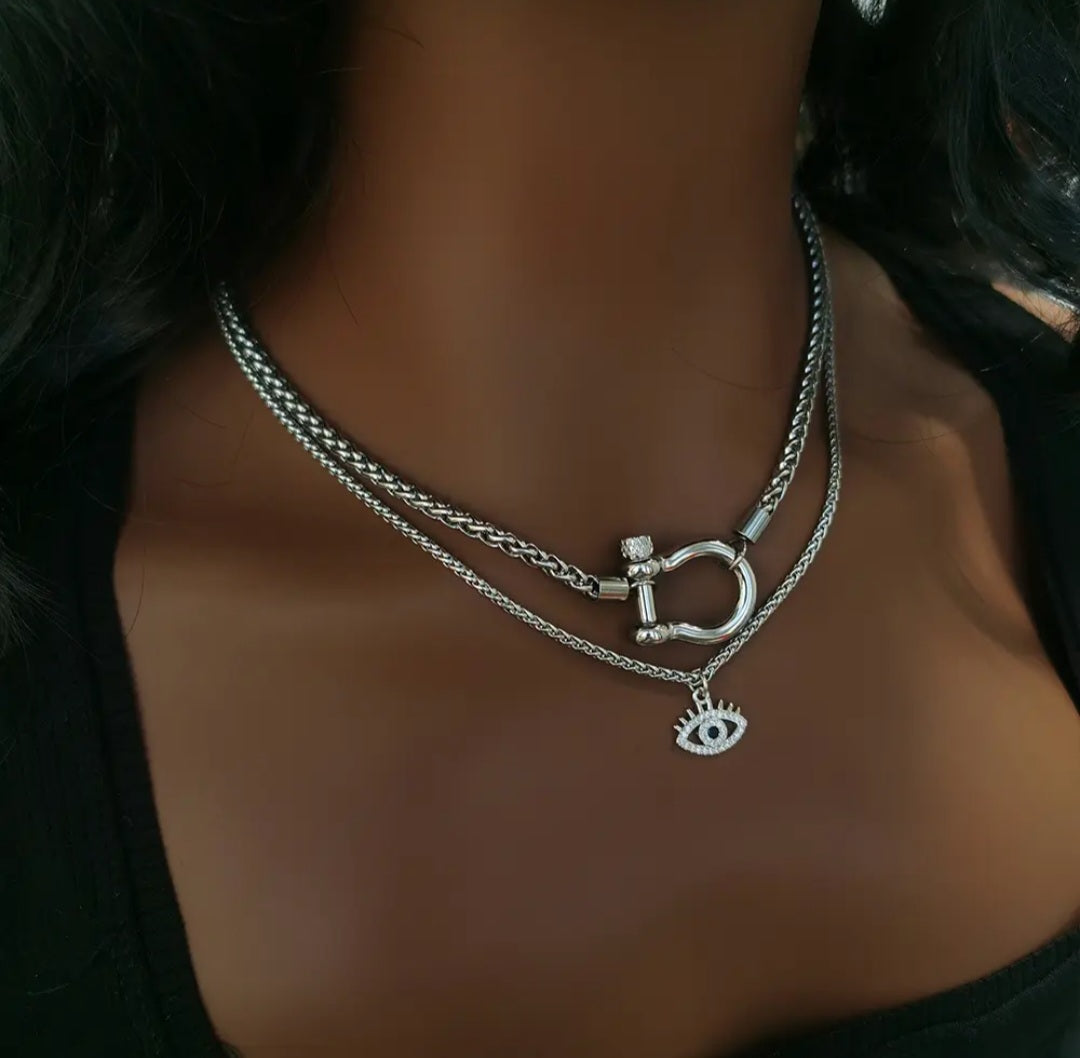 Horse Bit Lock Necklace