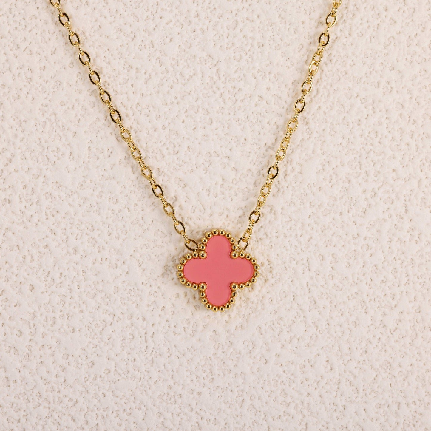 Van cleef inspired Clover 13mm Gold Necklace