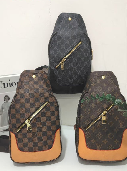 Men Designer Inspired Sling Shoulder Bag