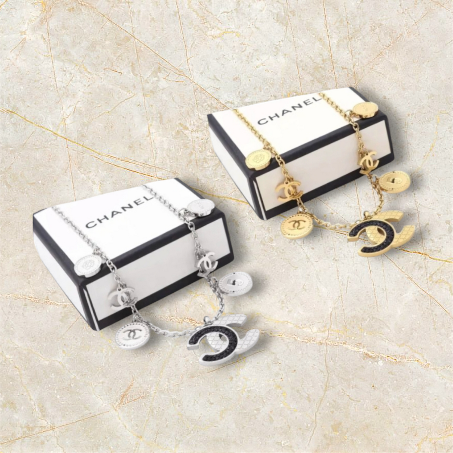 Chanel inspired necklace