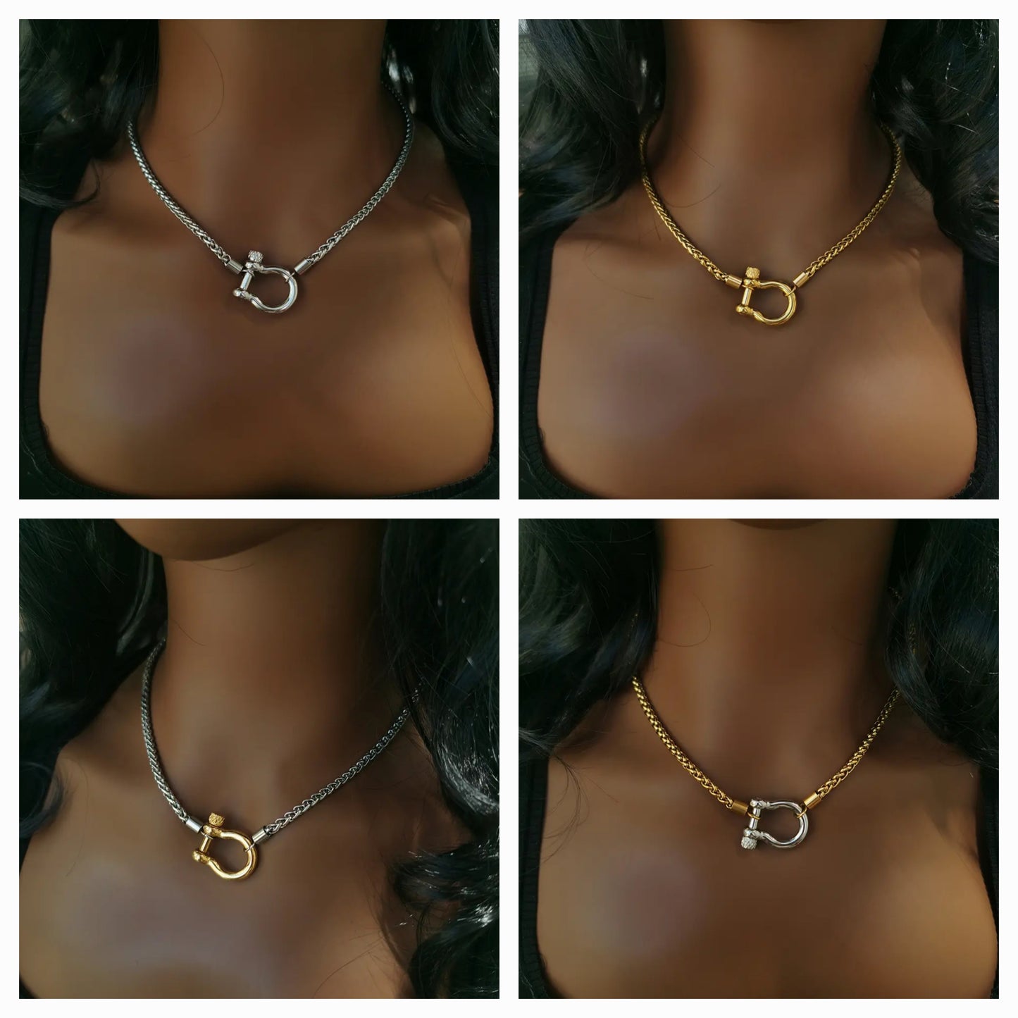 Horse Bit Lock Necklace