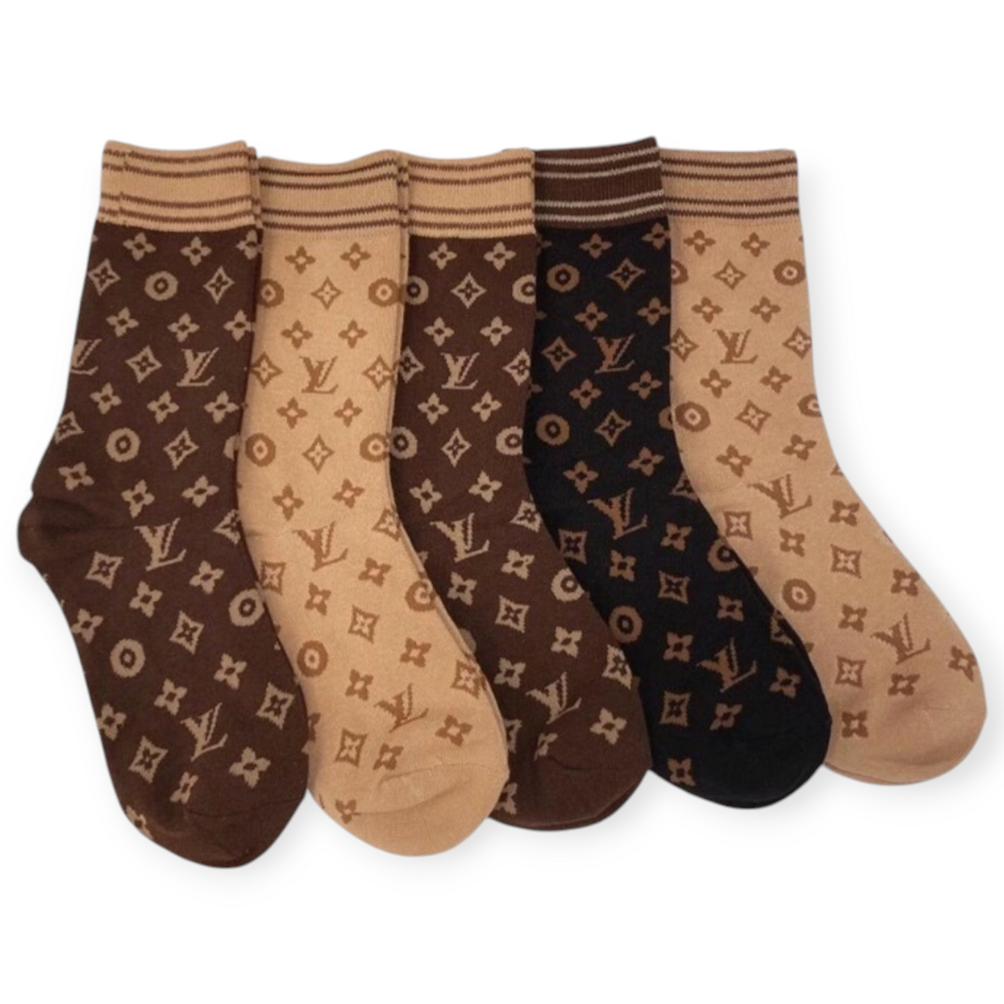 LV Designer Inspired socks