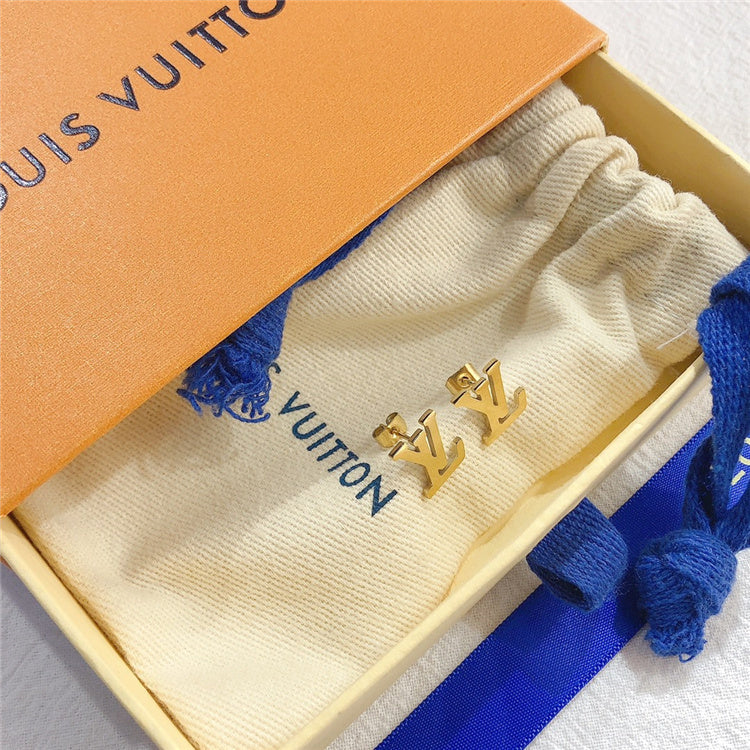 LV inspired earrings