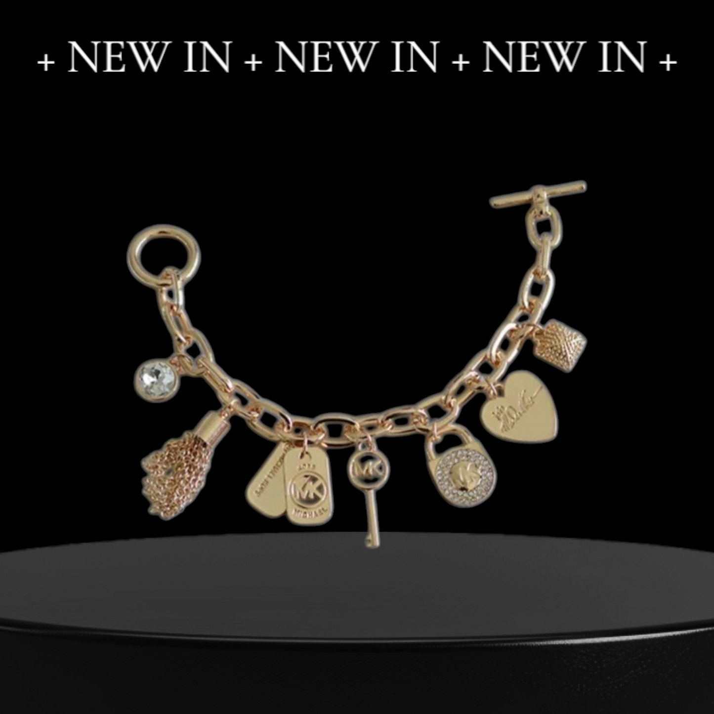 Michael kors inspired charm bracelet