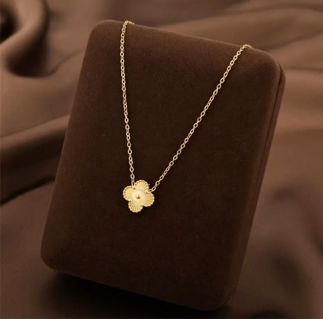 Van Cleef inspired Lazer Gold and Silver Jewelry Collection