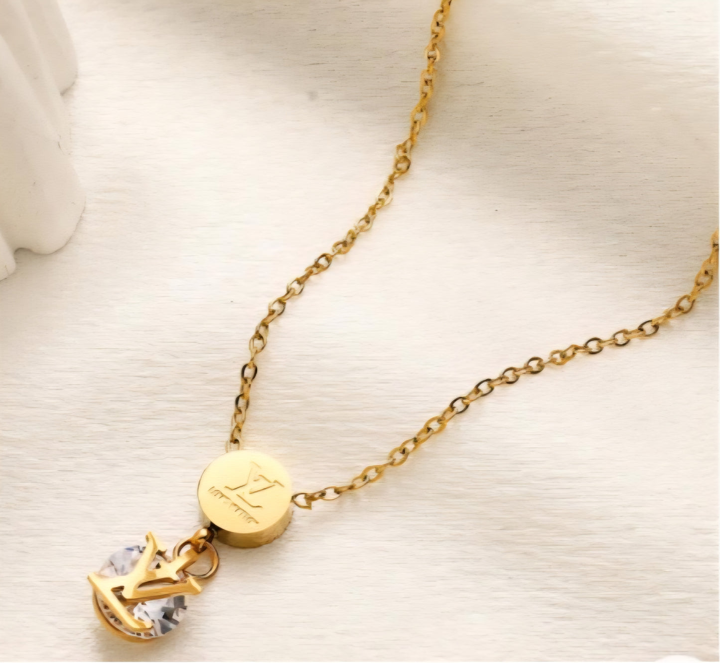 LV Designer Inspired Necklace