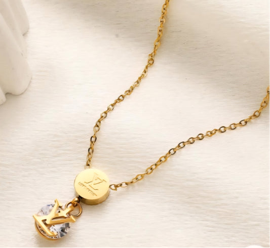LV Designer Inspired Necklace