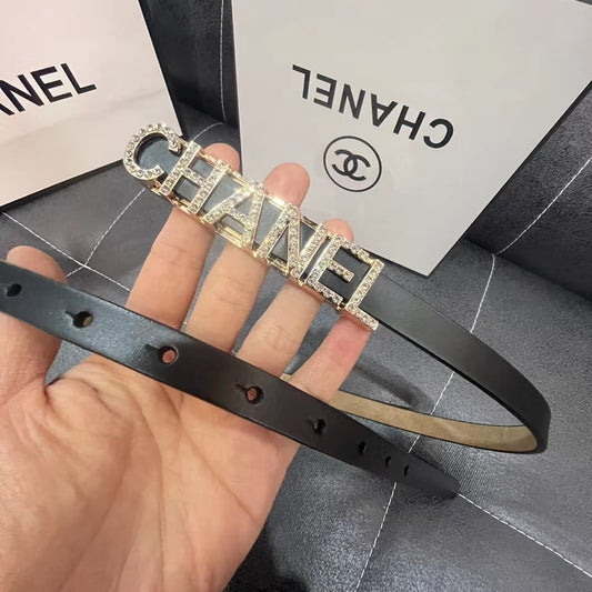 Chanel inspired jewel belt