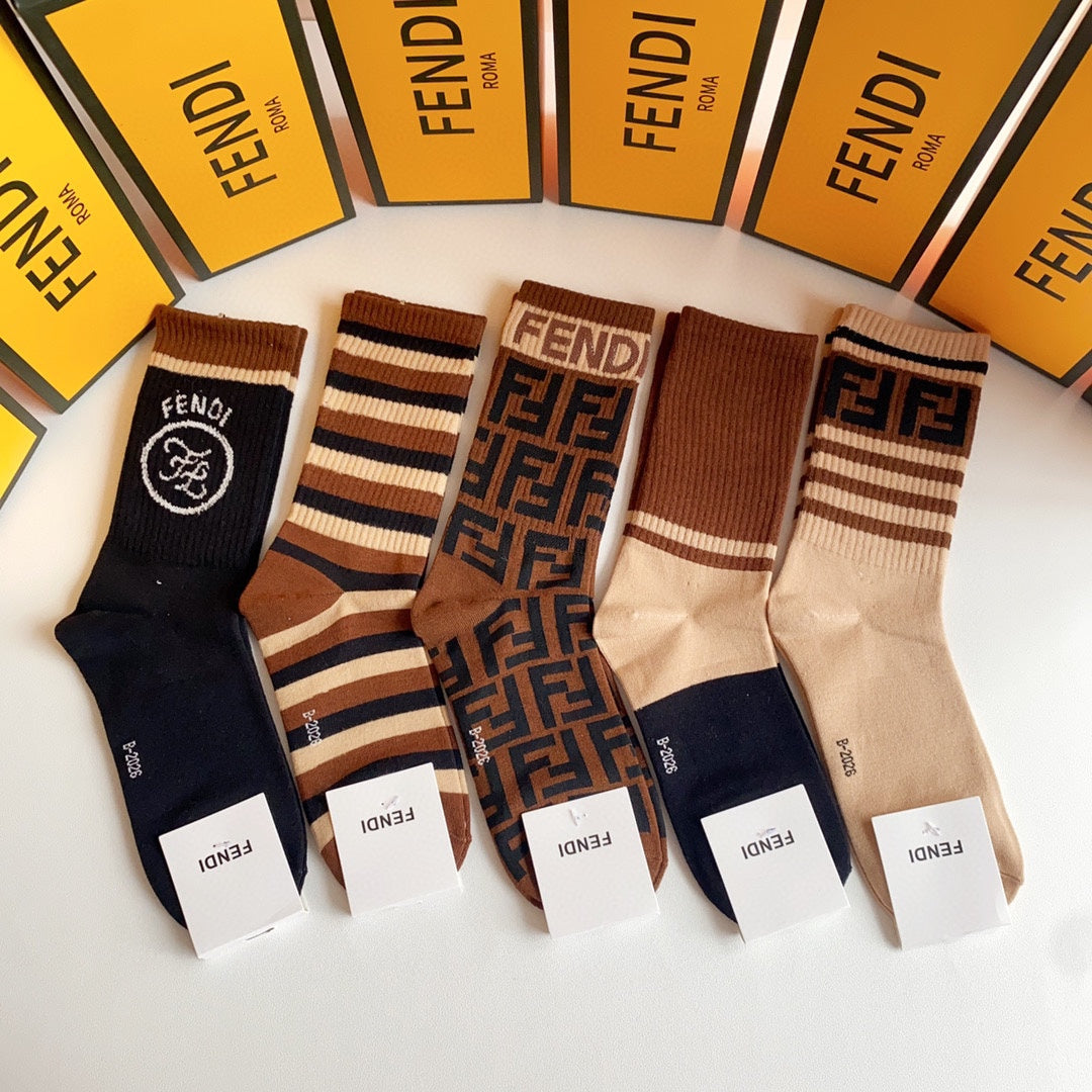 Fendi inspired Socks