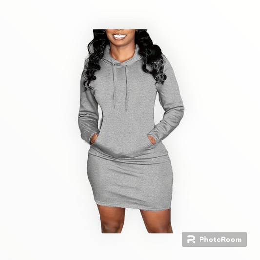 Women Hoodie kangaroo dress