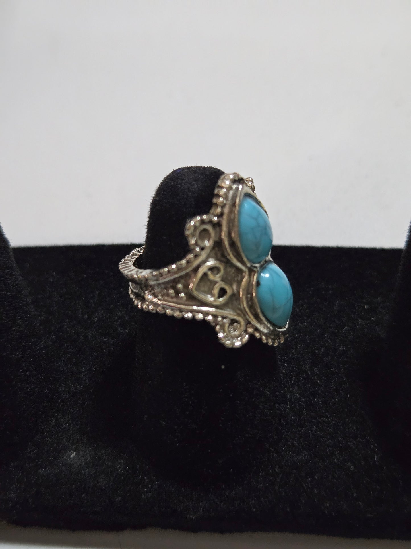 Boho Vintage inspire Turquoise Rings