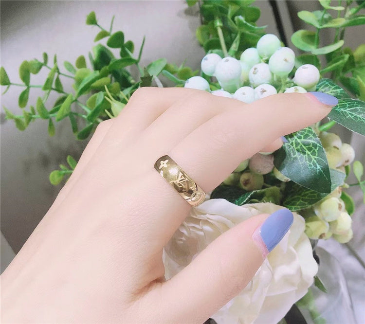 LV Designer Inspired Ring