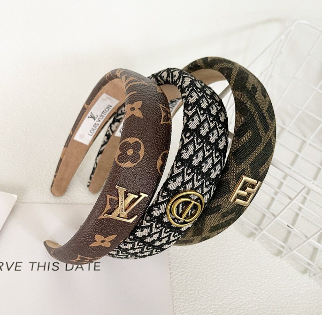 FD, CD,  LV Inspired Headband