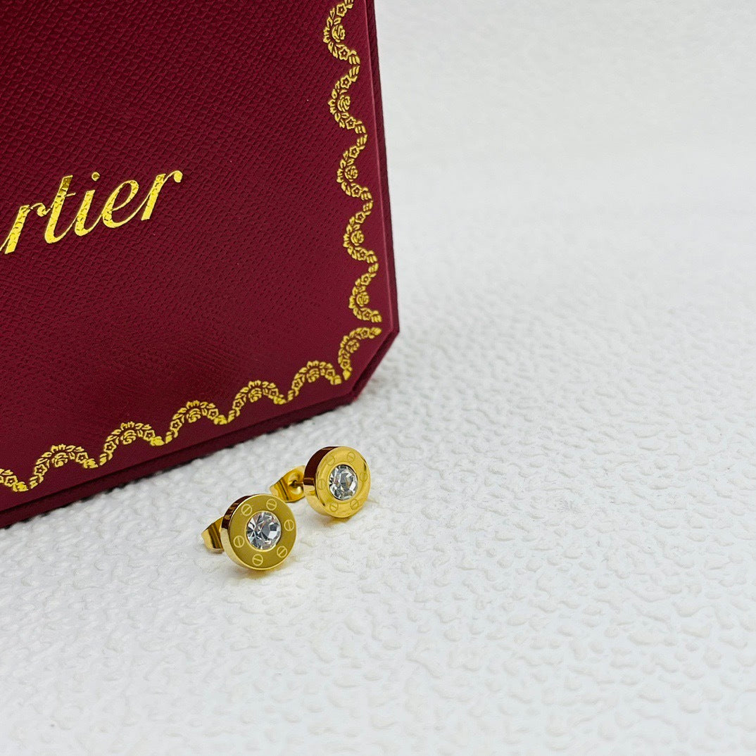 Cartier Inspired Stud Earrings