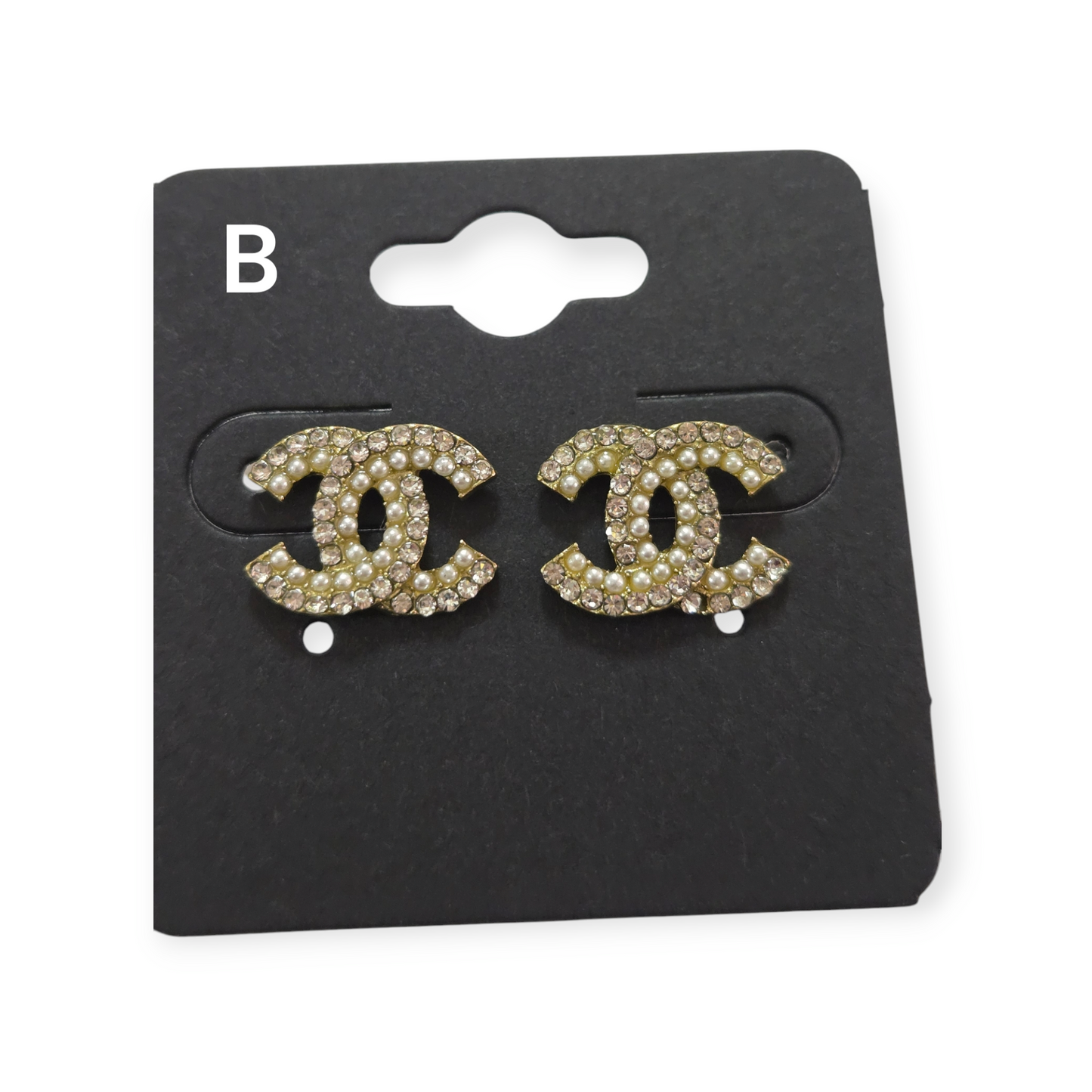 Chanel inspired earrings