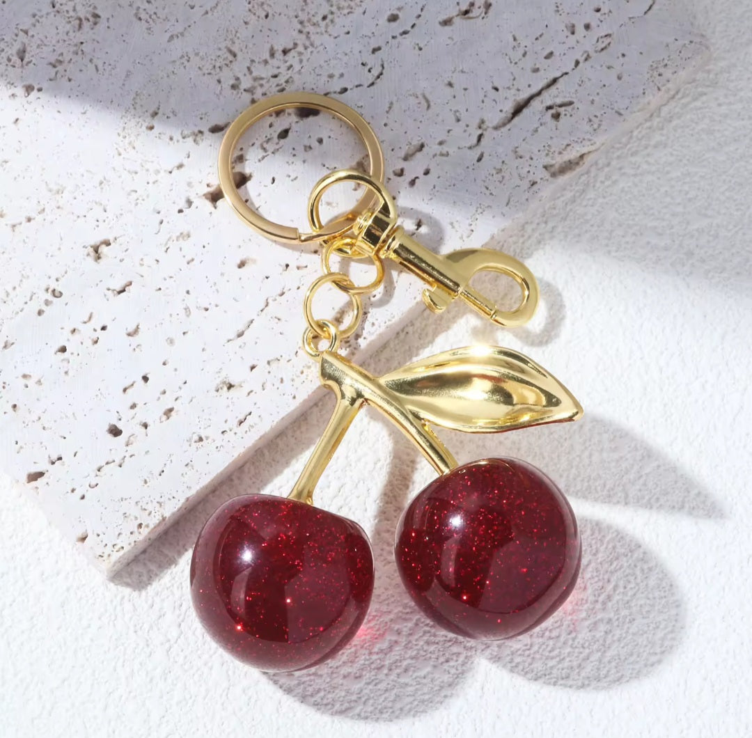 Cherry 🍒 Handbag and Keychain Charms