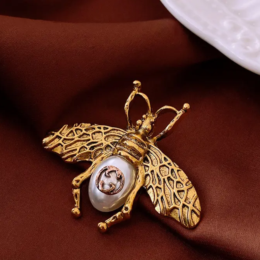 Gucci inspired vintage brooch
