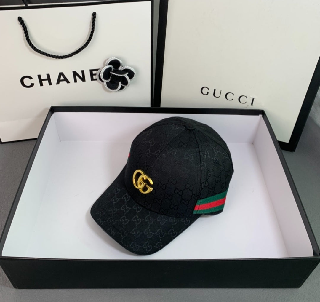 Gucci Designer Inspired Canvas Baseball Cap
