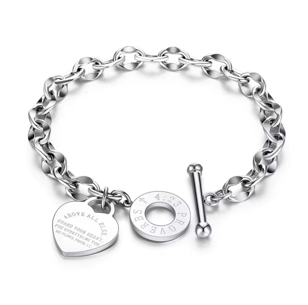Heart Bracelet and Necklace