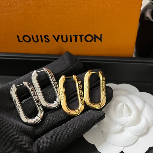 LV Designer Inspired Earrings