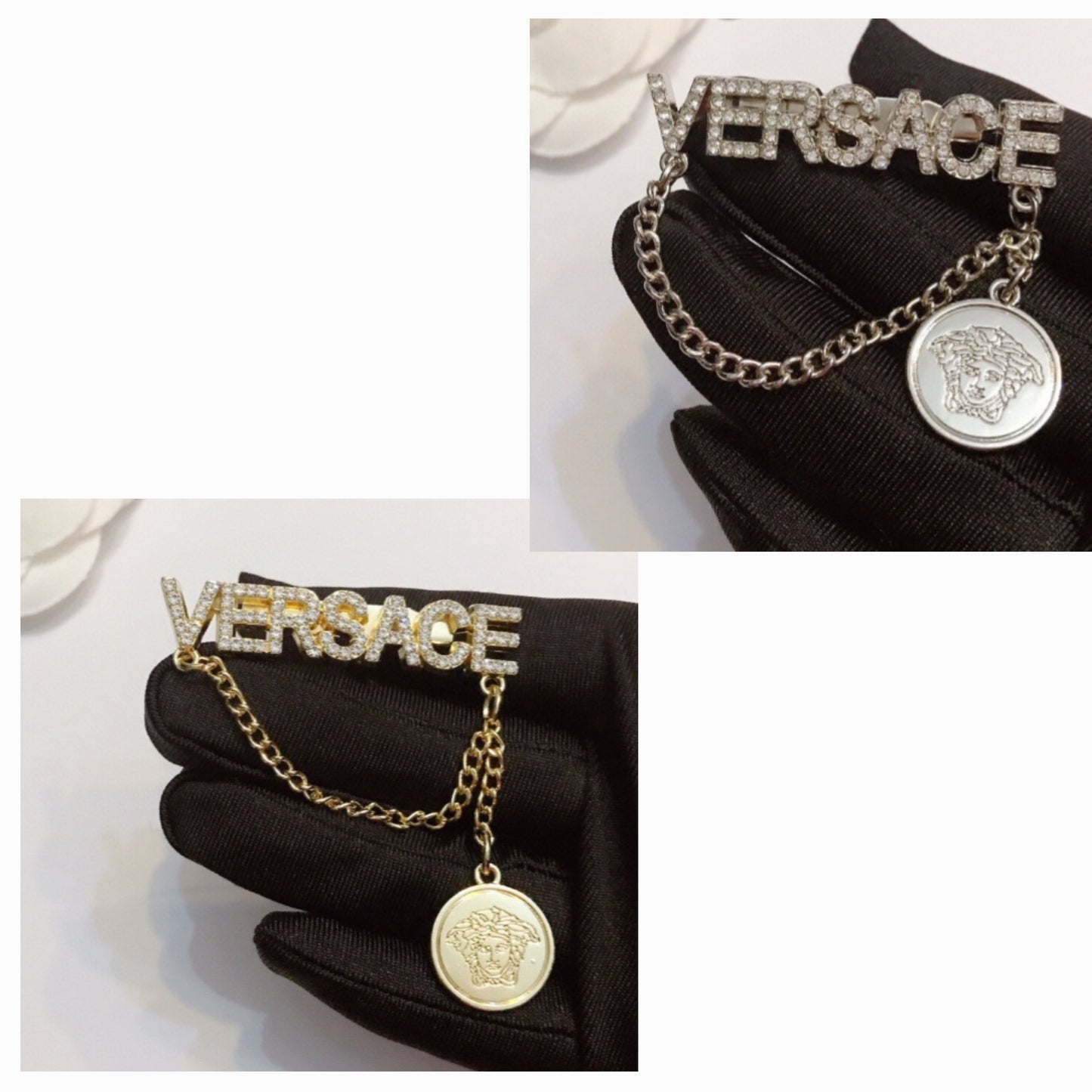 Inspired Versace Brooches