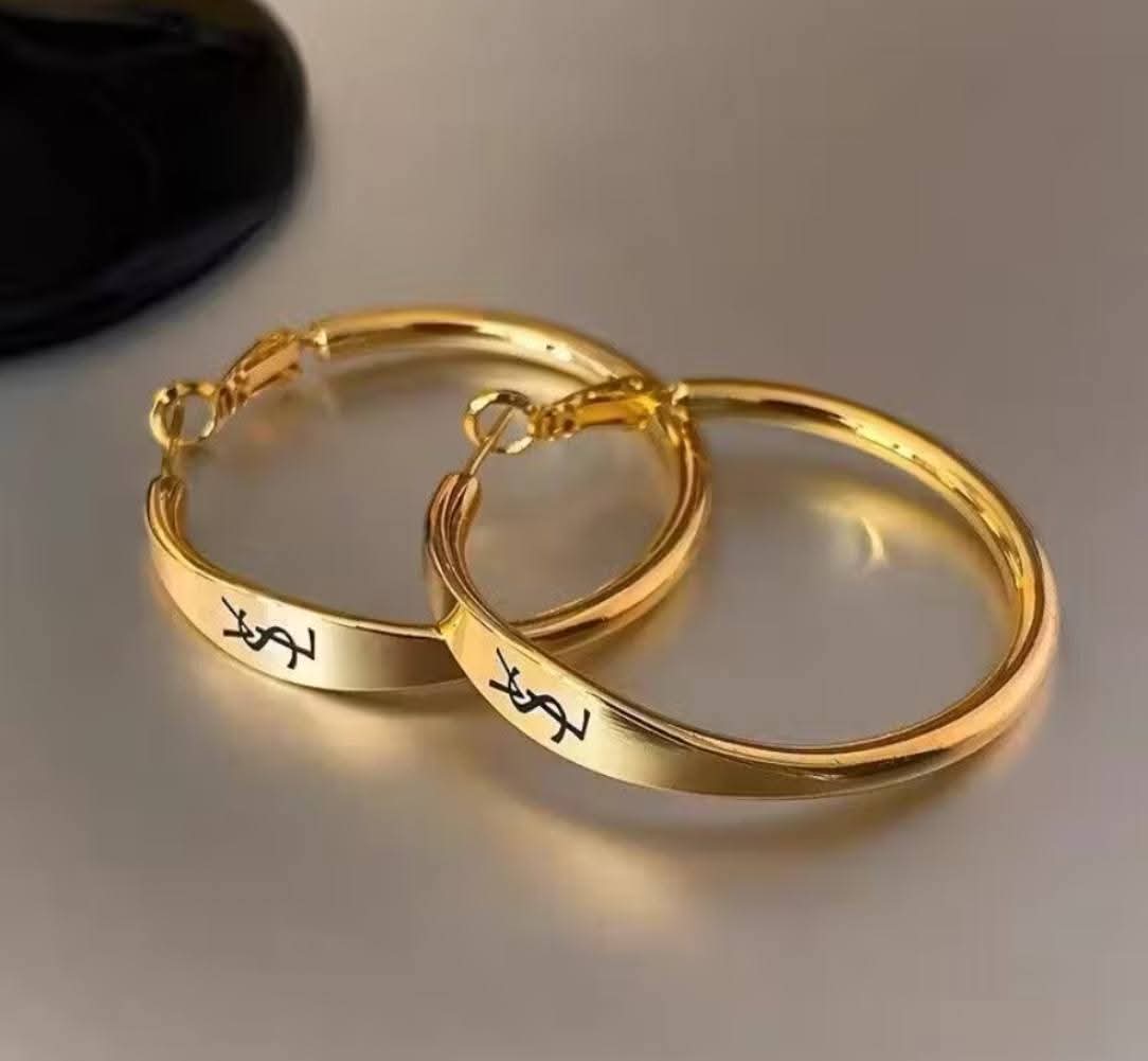 YSL Saint Laurent inspire Hoop Earrings