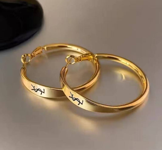 YSL Saint Laurent inspire Hoop Earrings