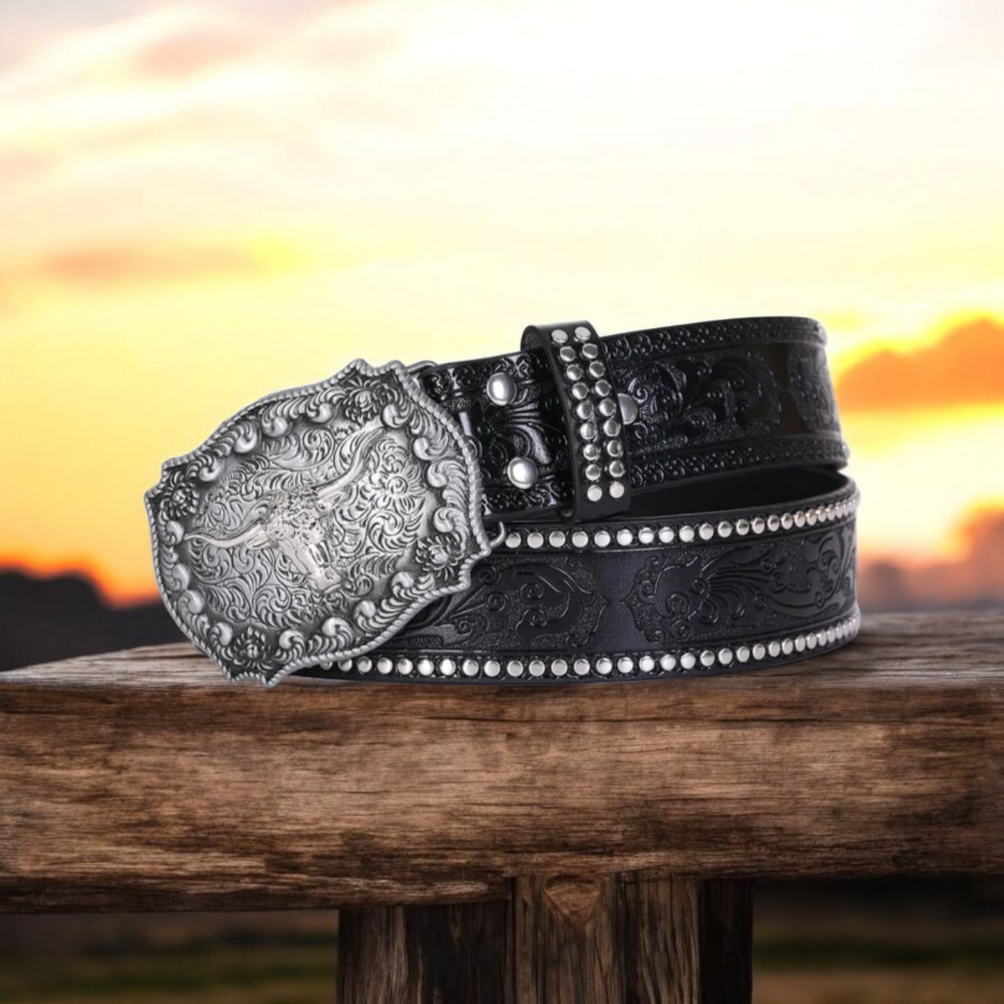 Bull Belt Studded Belt