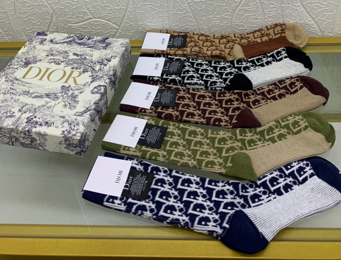 Christian Dior inspired Socks