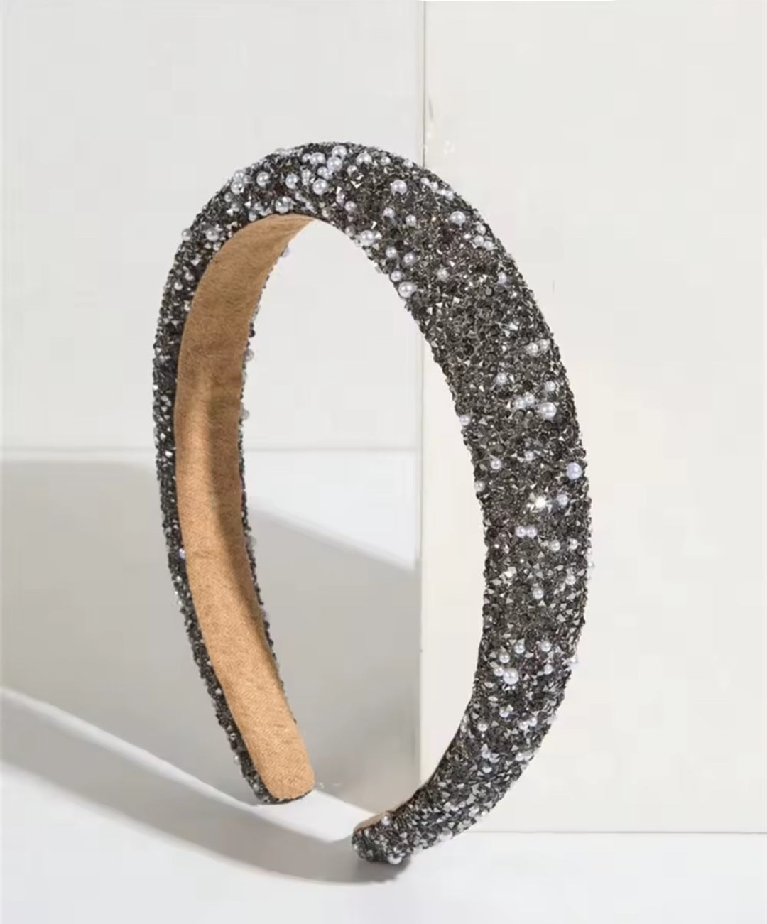 Glamour beaded and crystal headband